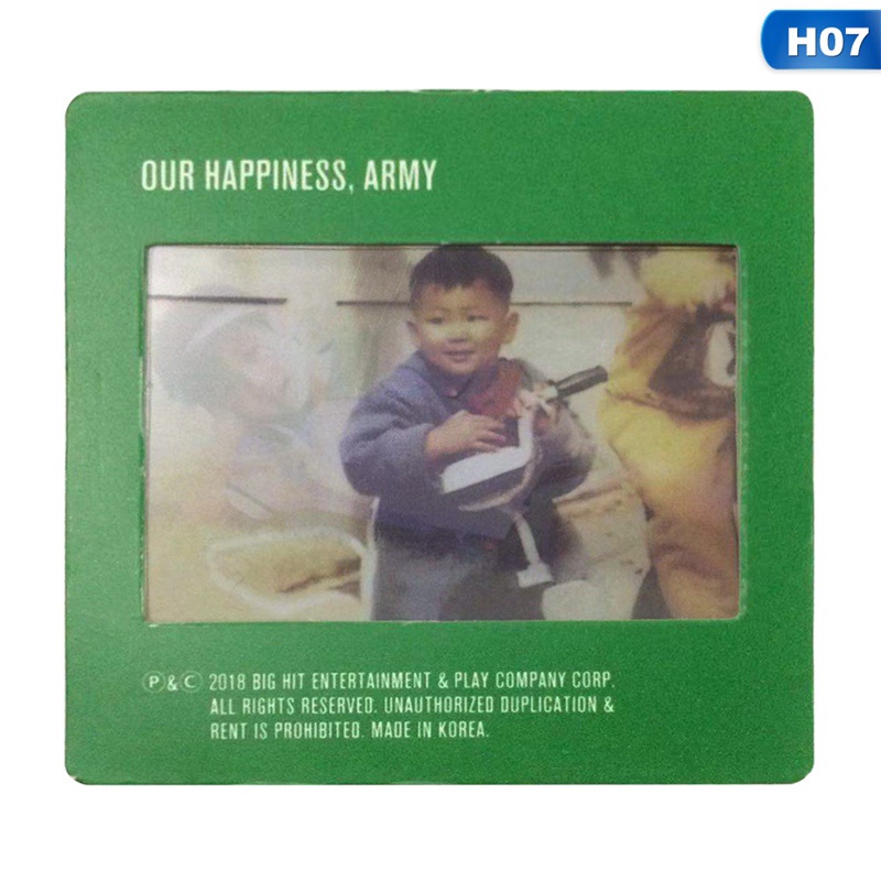 Thẻ ảnh in hình nhóm nhạc KPOP BTS 2019 chính hãng dễ thương