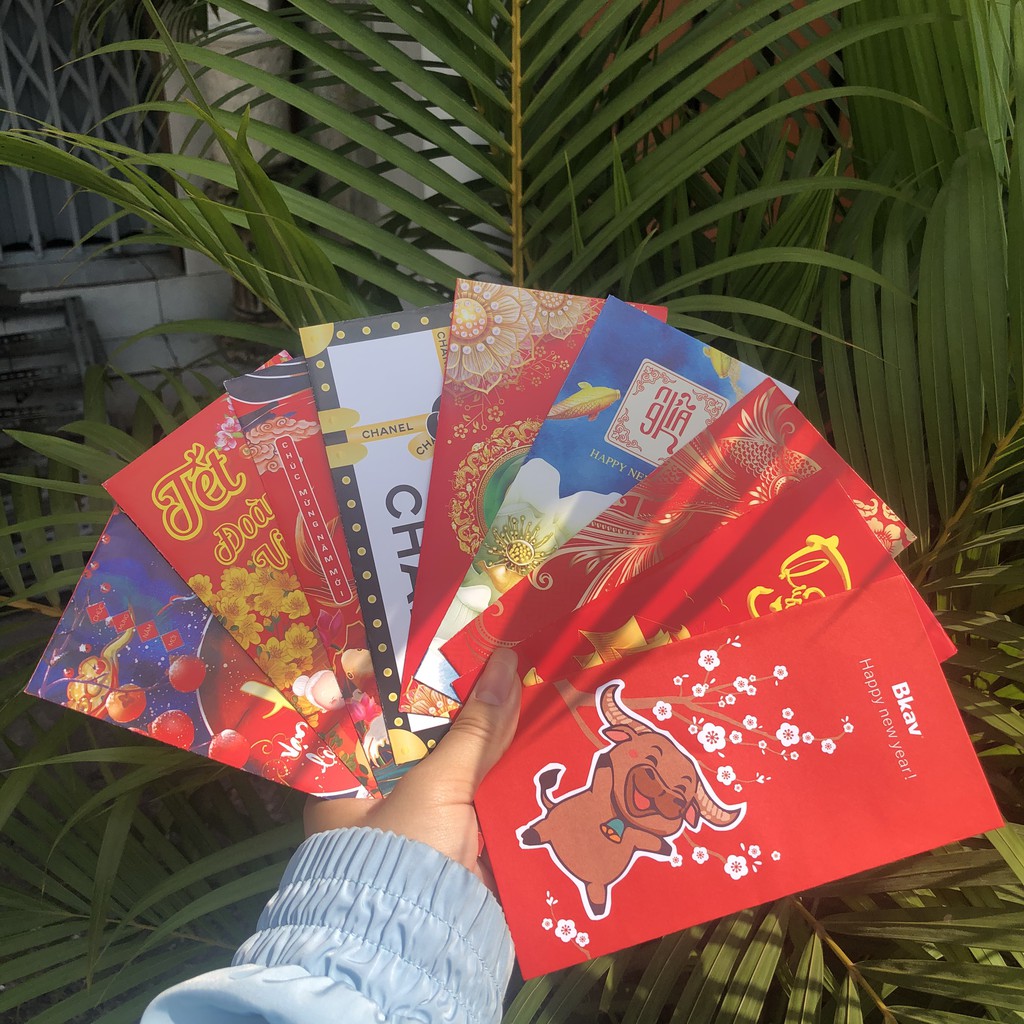 Combo 10 Bao Lì Xì Tết 2021 Theo Yêu cầu⚡Sẵn Hàng + Ảnh Thật⚡