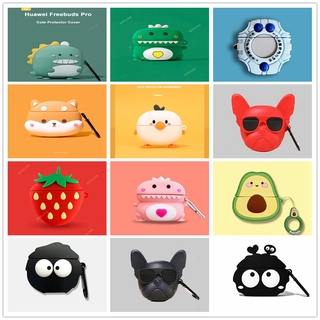 Vỏ Bảo Vệ Hộp Đựng Tai Nghe Hình Thú 3d Đáng Yêu Cho Huawei Freebuds Pro 4