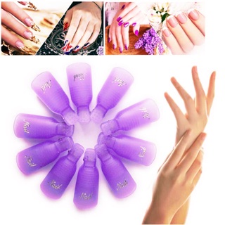 Kẹp ủ tẩy sơn móng tay