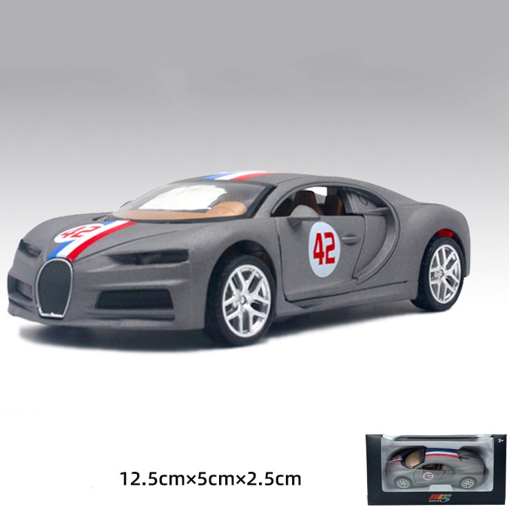 Mô hình xe kim loại cho bé Bugatti Chiron tỷ lệ 1:36