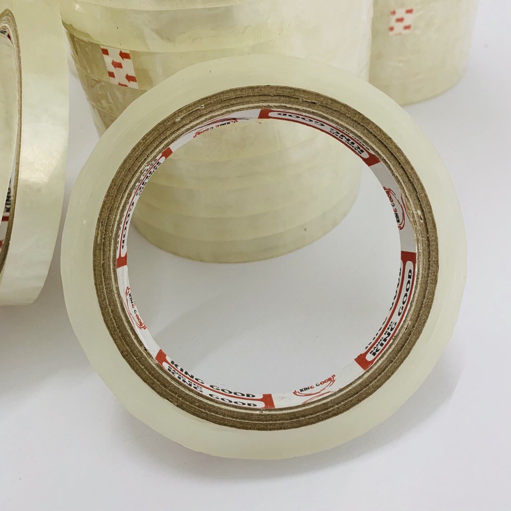 Cuộn băng keo trong gói hàng loại 12mm & 24mm AT222