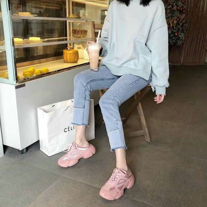 sục thể thao màu hồng xiaomi cao câp