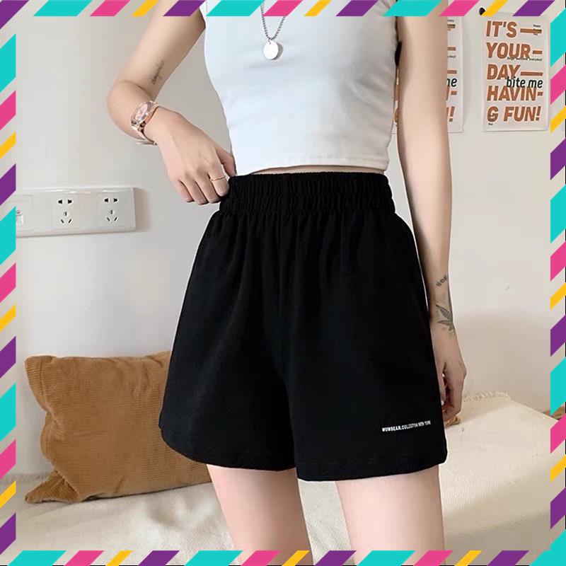 Quần short unisex_quần đùi đũi chun thêu siêu Hot MSP17900 | BigBuy360 - bigbuy360.vn