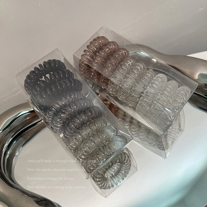 Set 9 dây cột tóc lò xo Hàn Quốc theo tone màu xinh xắn cho nữ