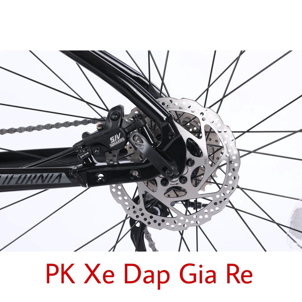 Xe Đạp California 800CC, Bánh 27,5 inch, khung nhôm 6061 không mối hàn cao cấp, Bộ đề 27 tốc độ, Xe mới bảo hành 1 năm