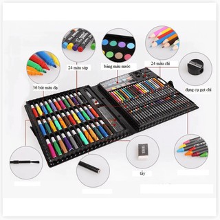 BỘ CHÌ MÀU 150 MÓN CHO BÉ