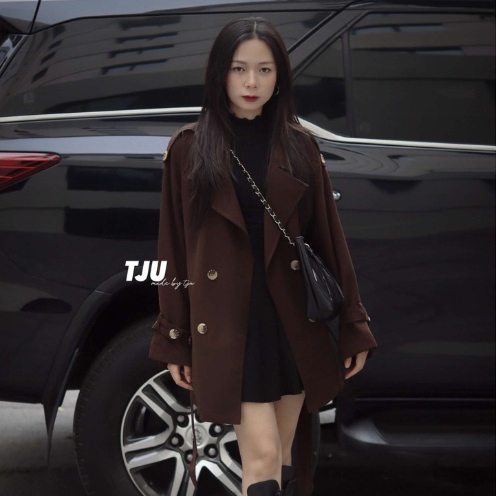 Áo mangto nữ dáng dài/ ngắn kèm đai, Áo mangto Hàn dài/ ngắn thu đông, ulzzang, Hàn Quốc, thiết kế T-Ju (mangto korea) | BigBuy360 - bigbuy360.vn