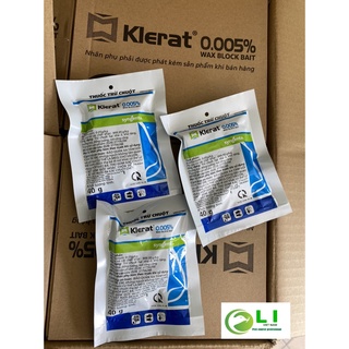 Thuốc trừ chuột klerat 0.005% wax block bait