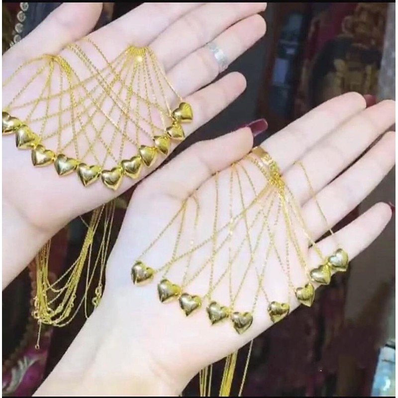 Mặt Tim Phồng Vàng Cho Nữ, Khắc Tên Lazer Theo Yêu Cầu, Món Quà Siêu ý Nghĩa dành Tặng Người Thương- Trang sức Hoà Thảo