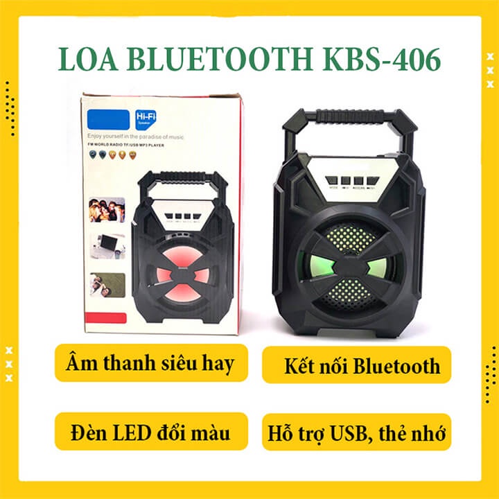 Loa Blutooth mini không dây có đèn led nháy theo nhạc,  Loa xách tay âm Bass siêu hay, hỗ trợ cắm thẻ nhớ, USB