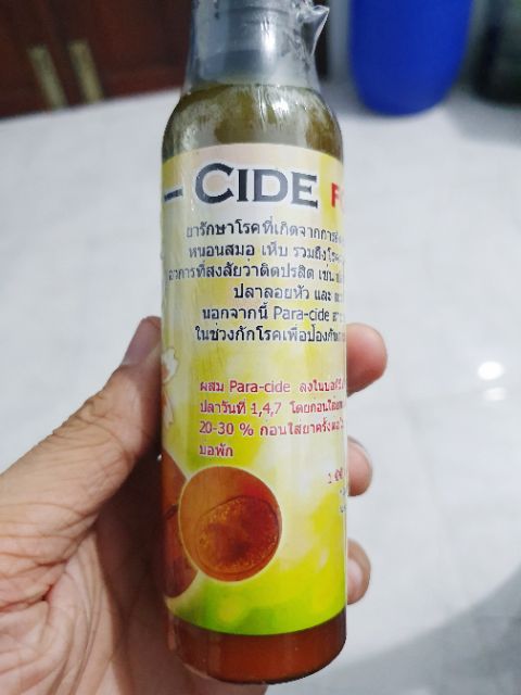 CZ18 PARACIDE VẤN ĐỀ KÝ SINH TRÙNG CHO CÁ CẢNH 100ML