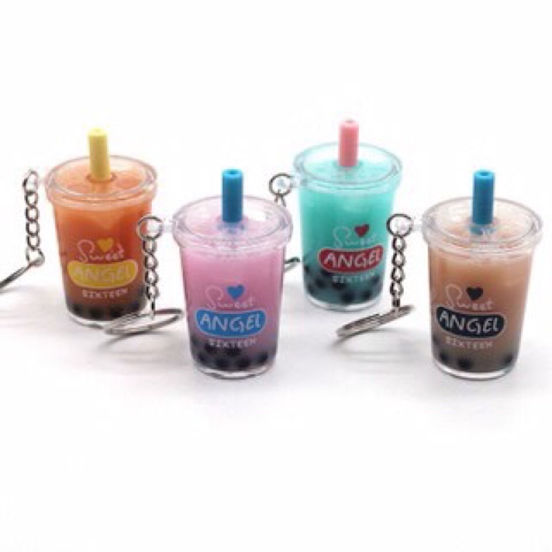 Móc khoá trà sữa