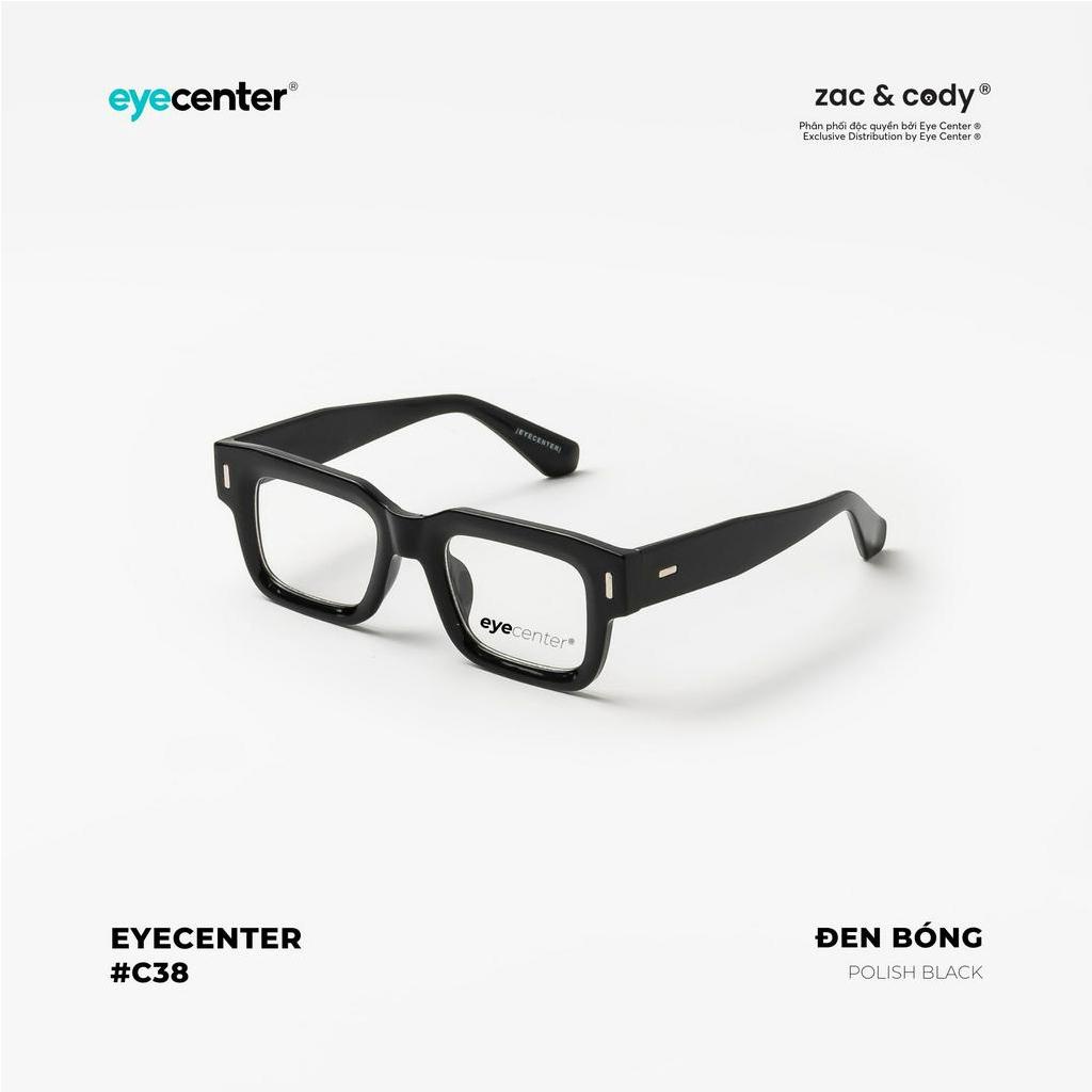 Gọng kính cận nam nữ chính hãng EYECENTER C38S nhựa dẻo nhập khẩu by Eye Center Vietnam