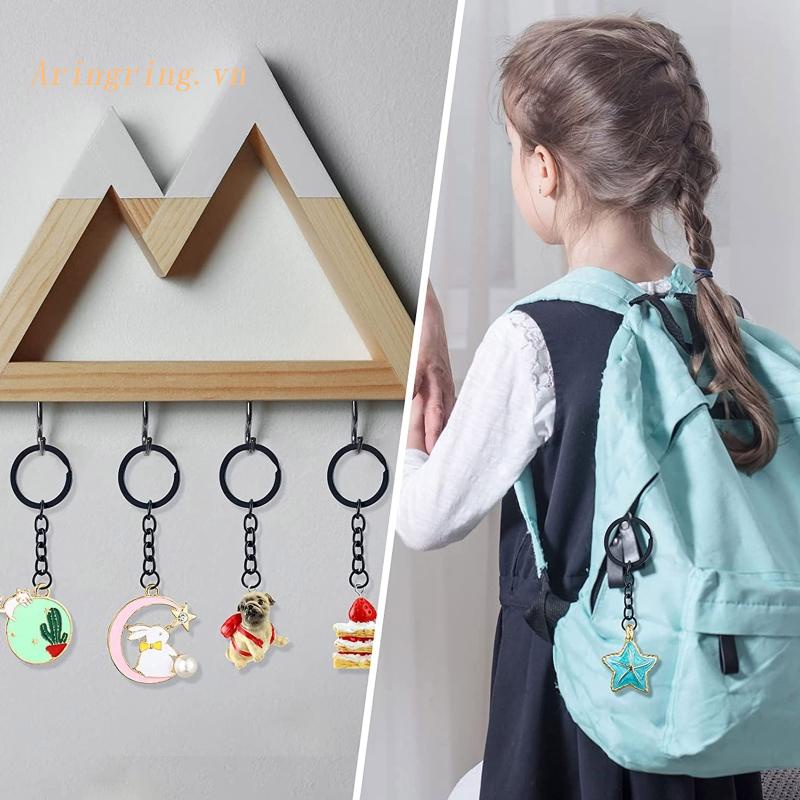 Arin Set 250 Móc Khóa Bằng Kim Loại Nhiều Màu Sắc Làm Đồ Thủ Công Và Trang Sức DIY