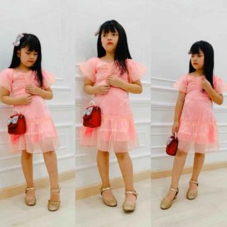 Đầm Rango phối voan cho công chúa