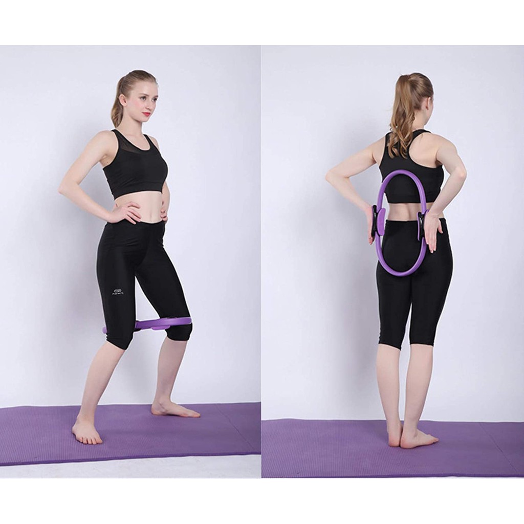 Vòng Tập Yoga Pilates Cao Cấp Tác Dụng Giúp Ngực Nở Eo Thon – Vòng Kháng Lực Ring Magic Circle YO18