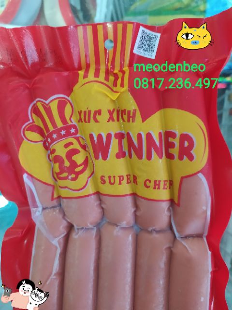 XÚC XÍCH CP WINNER 10 CÂY 500GR CHỈ GIAO QUA NOW