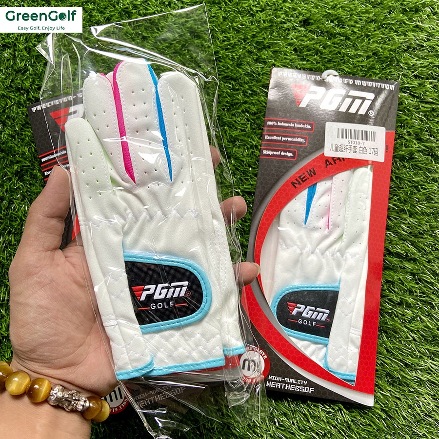 1 Đôi Găng Tay Chơi Golf Cho Trẻ Em Từ 5-12 Tuổi Chất Liệu 98% Da Cừu Non Indonesia