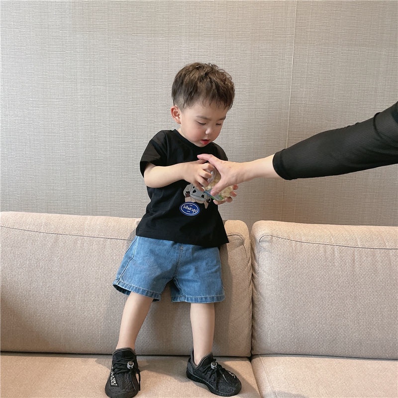 Quần Short Denim Hàn Quốc Thời Trang Mới Cho Bé Trai