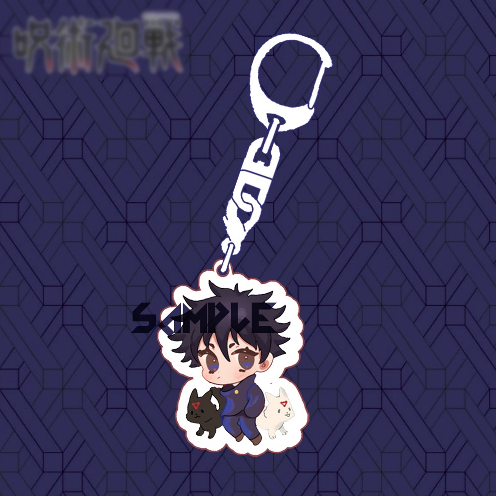 (Mica trong acrylic) Móc khóa anime CHÚ THUẬT HỒI CHIẾN JUJUTSU KAISEN 2 mẫu chibi anime xinh xắn M2