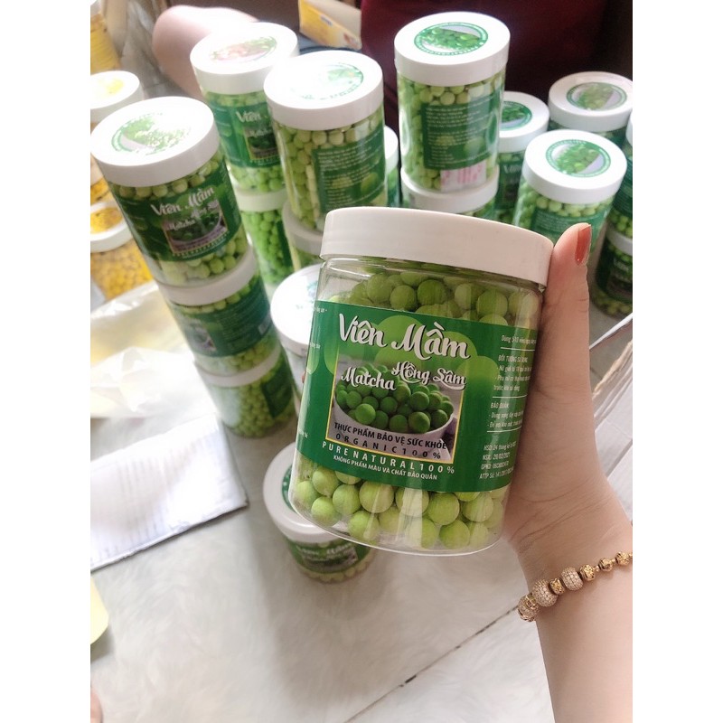 VIEN MẦM MATCHA 500gram