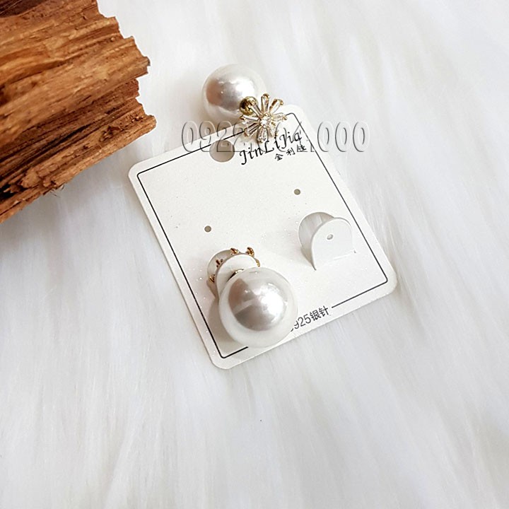 Bông tai nữ hột bẹt lớn BZ1535