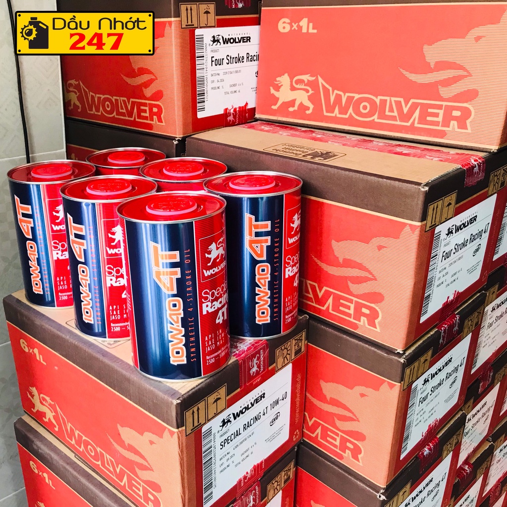 Dầu nhớt Wolver Special Racing 10W40 1L