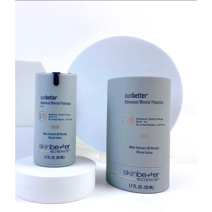 Skinbetter Science SunBetter SHEER SPF 70 Lotion - KEM CHỐNG NẮNG PHỔ RỘNG KHÔNG CHỨA DẦU