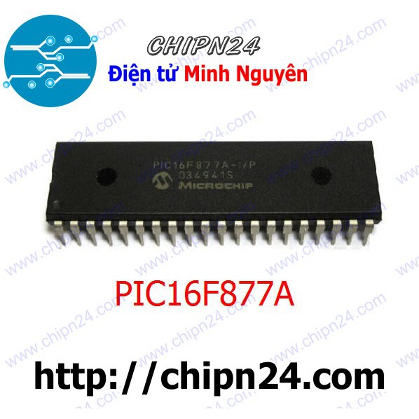 (DIP) IC PIC16F877A-I/P DIP-40 (PIC 16F877A-I/P PIC16F877A)