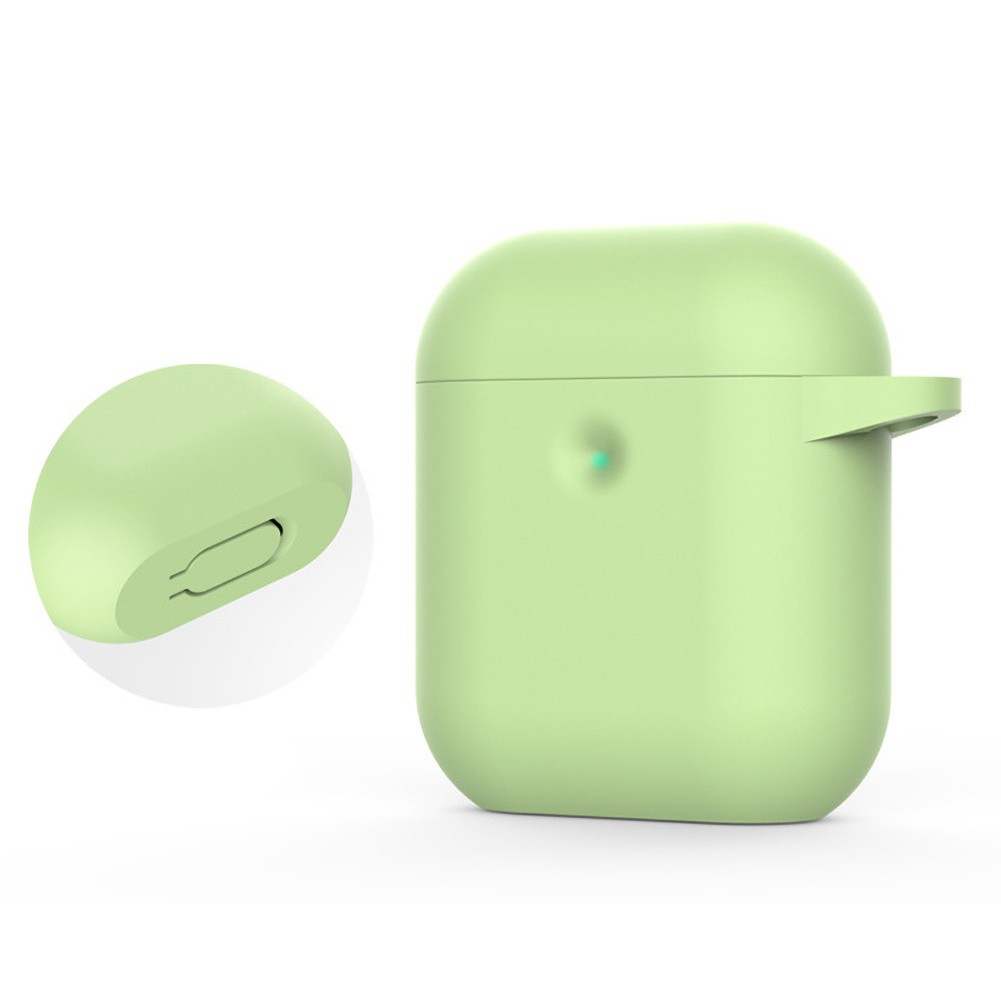 Vỏ Bảo Vệ Hộp Sạc Tai Nghe Bluetooth Airpods 1 2 Bằng Silicon Chống Sốc