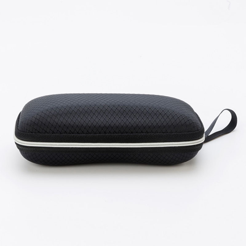 Hộp Cứng Màu Đen Có Khóa Kéo Dùng Để Đựng Mắt Kính