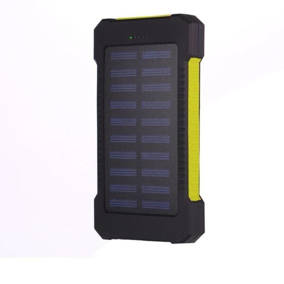 Pin sạc dự phòng 30000mAh năng lượng mặt trời, di động không thấm nước cho điện thoại thông minh sạc dự phòng Power bank