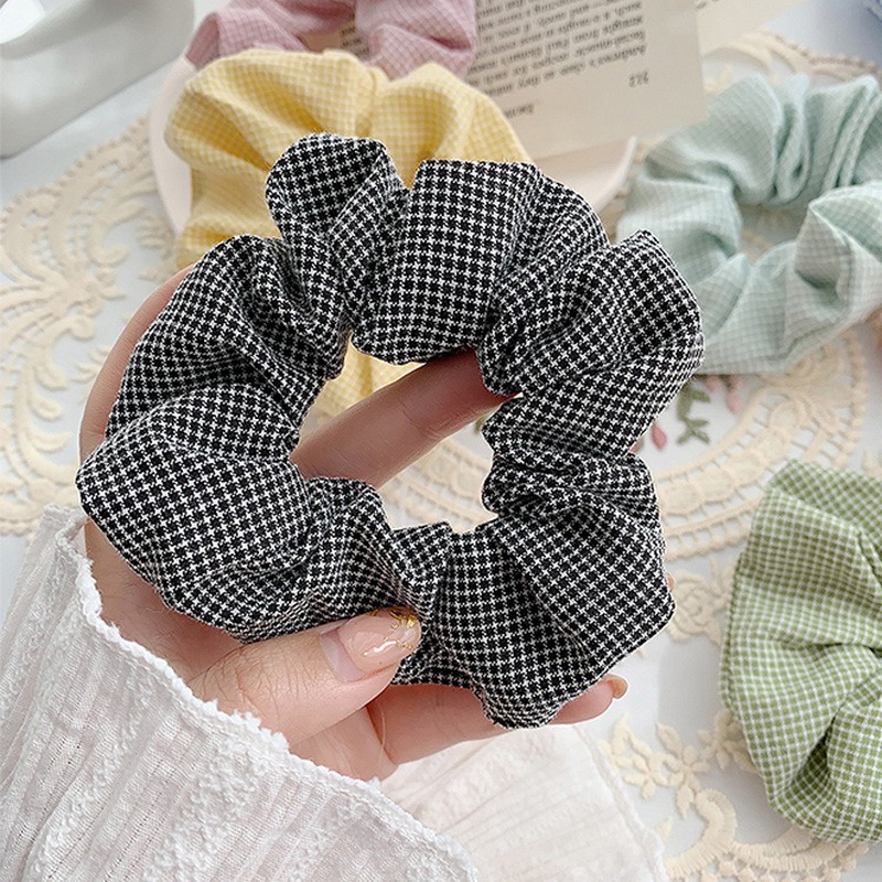 [Mã FASHIONCB231 hoàn tối đa 30K xu đơn 99K] Dây cột tóc, buộc tóc vải scrunchies dễ thương nhiều màu | BigBuy360 - bigbuy360.vn