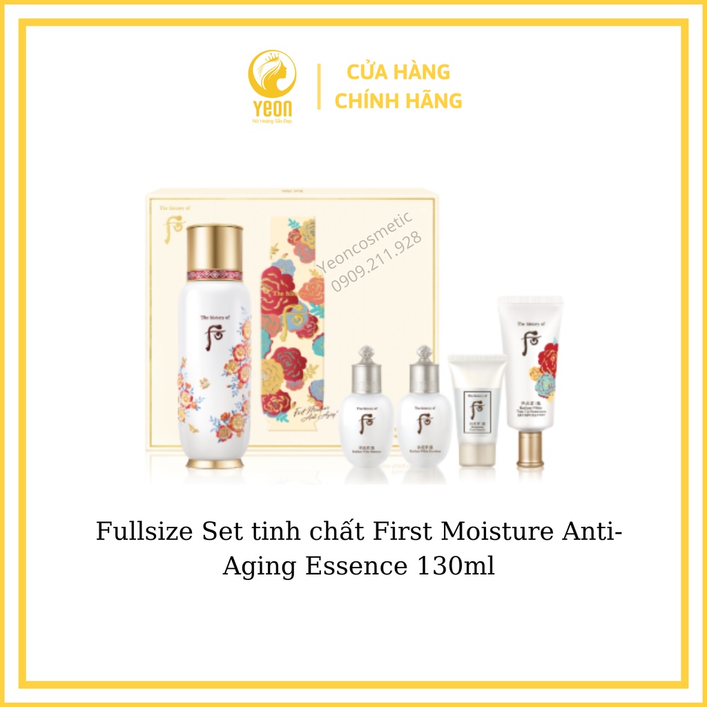 Fullsize Set tinh chất First Moisture Anti-Aging Essence 130ml