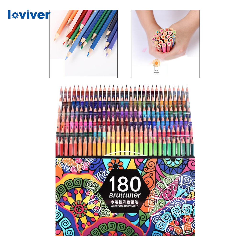 Bút Chì Màu Vẽ Tranh Dầu Với 48 Màu Tùy Chọn