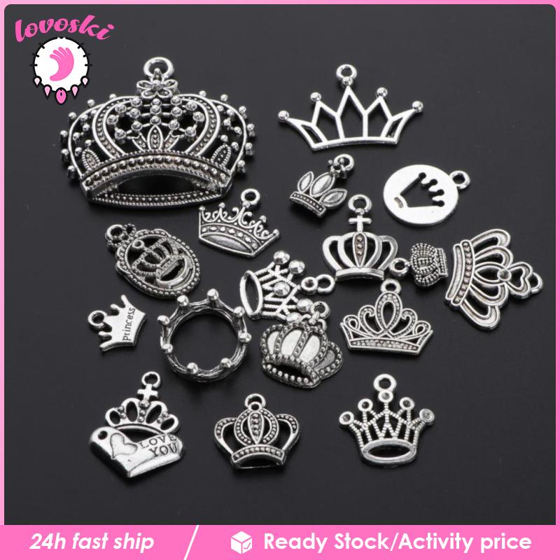 Móc Khóa / Vòng cổ / Túi Xách Mini 17x Hình Vương Miện Dễ Thương