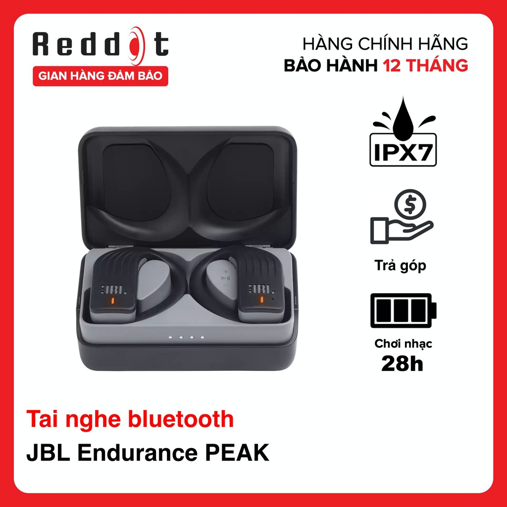 [Mã ELMALL1TR giảm 5% đơn 3TR] Tai nghe JBL Bluetooth ENDURANCE PEAK - Hàng Chính Hãng