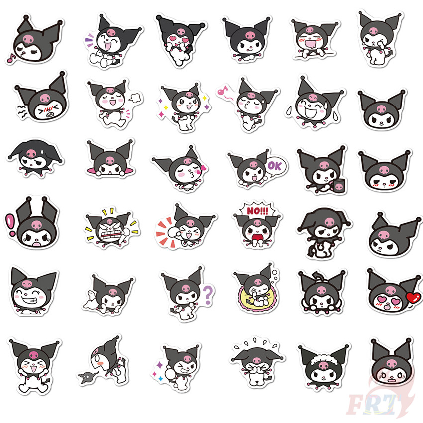 100 Hình dán kuromi series chống thấm nước thủ công trang trí