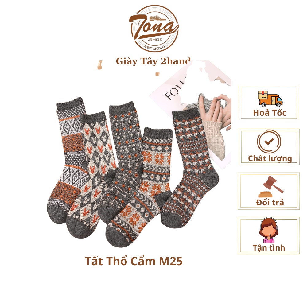 [Tonashoe] Tất Thổ Cẩm Mẫu Mới Nhất 2022 M25