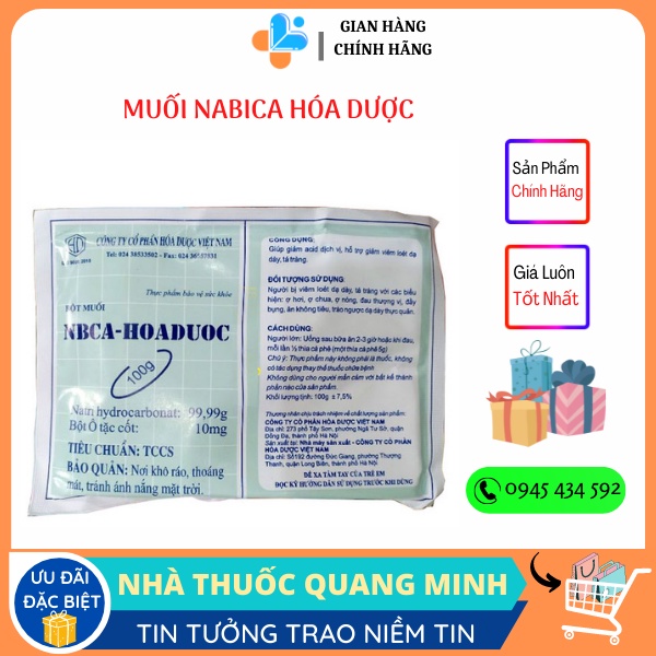 Bột muối NABICA - Hóa dược