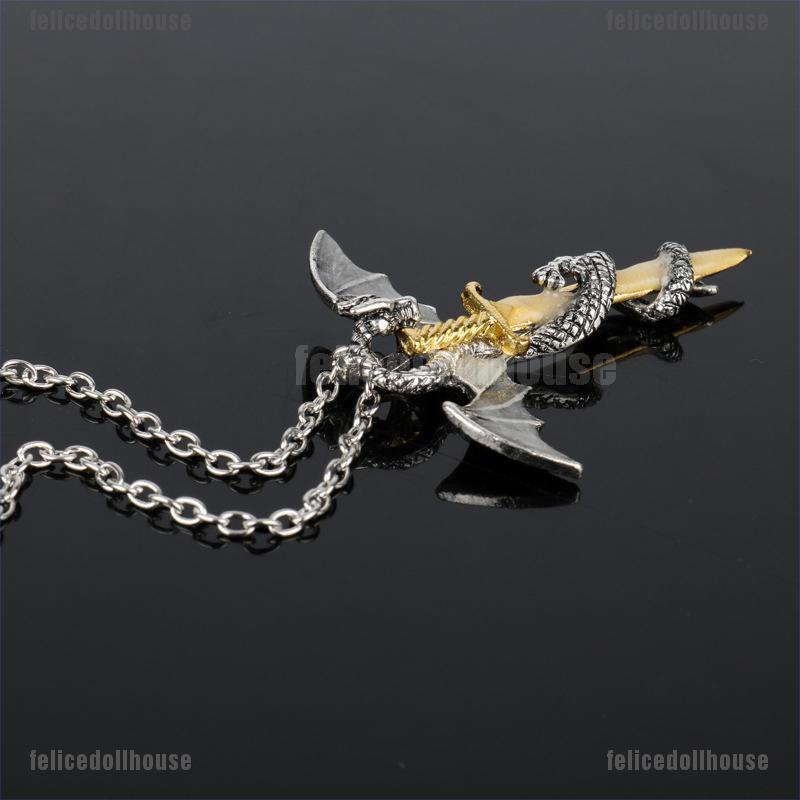 Vòng cổ Mặt Hình Rồng Phát Sáng Trong Đêm Bằng Thép Không Gỉ