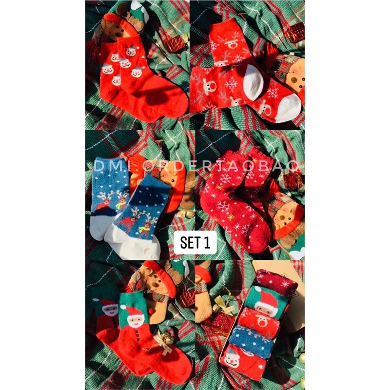 🎄 SET 5 TẤT NOEL full-box siêu xinh 🎄