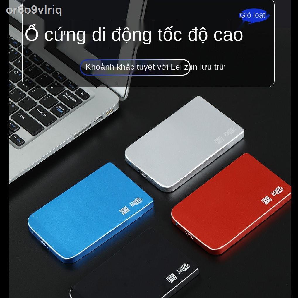 ☜○♘Đĩa cứng di động dung lượng cao b Máy thể rắn 1Tb đọc và ghi tốc độ cao 2Tb kết nối vào ổ cứng gắn ngoài của điện tho