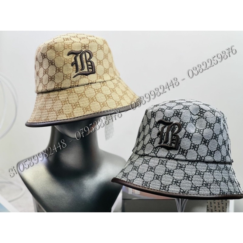 Nón bucket - Mũ tai bèo họa tiết TB vải nhập phong cách hàn quốc cực đẹp cá tính