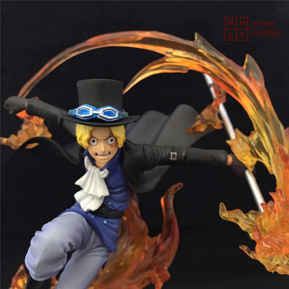 Mô hình One Piece Sabo Fzero siêu đẹp cao 18cm , trạng thái chiến đấu , figure mô hình one piece , mô hình giá xưởng