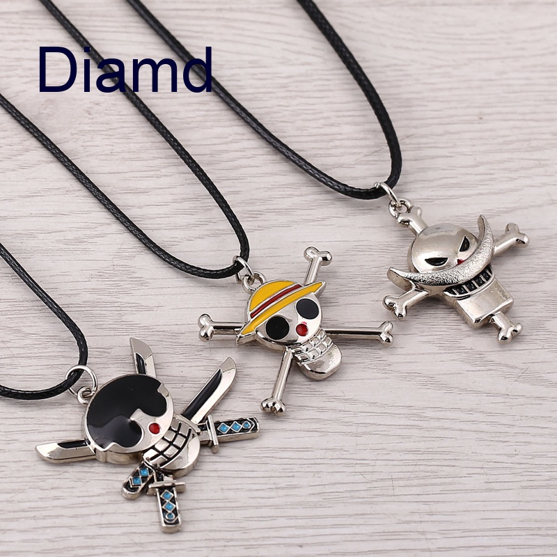 Vòng cổ Choker Mặt Đầu Lâu Luffy Trong Phim Hoạt Hình One Piece