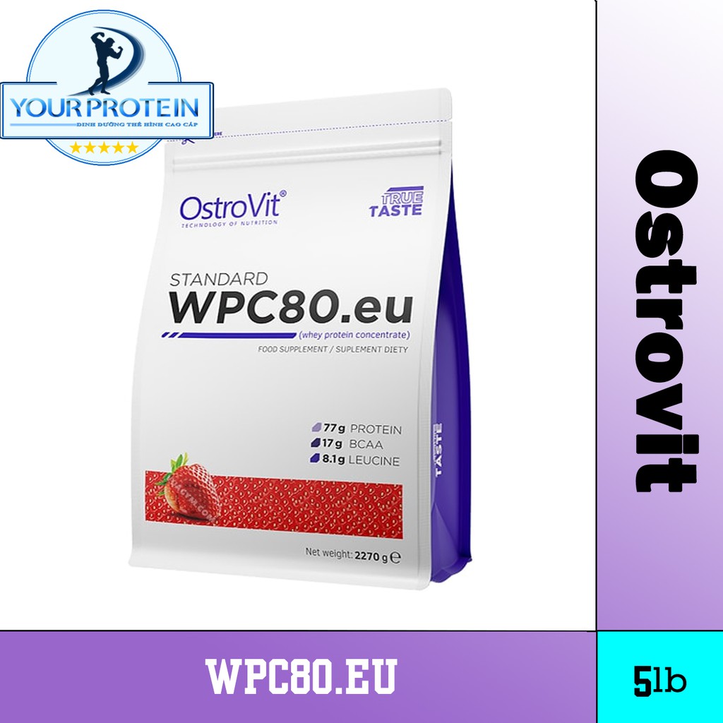 Ostrovit Sữa Tăng Cơ  WPC80.eu 2.27kg ( Whey Concentrate)
