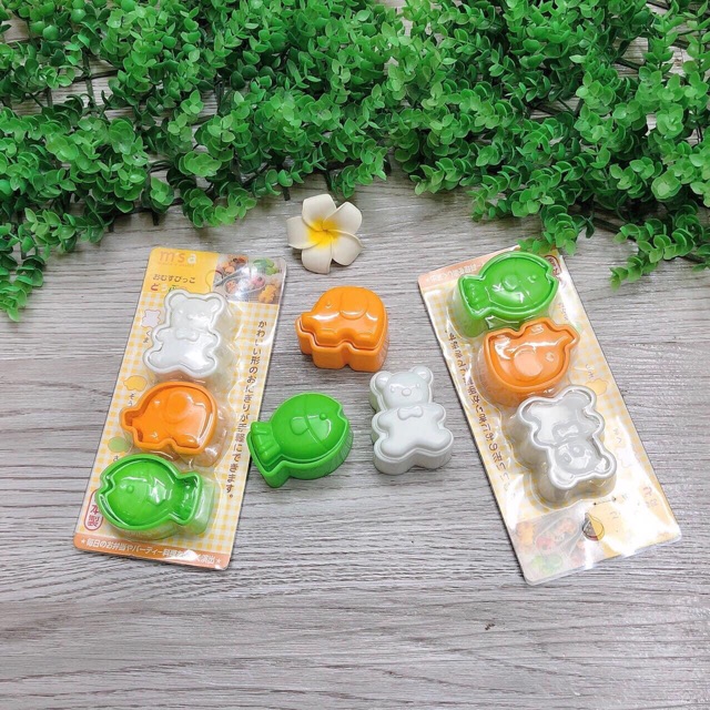 Bộ 3 khuôn tạo hình cơm, giúp bé ăn ngon miệng
