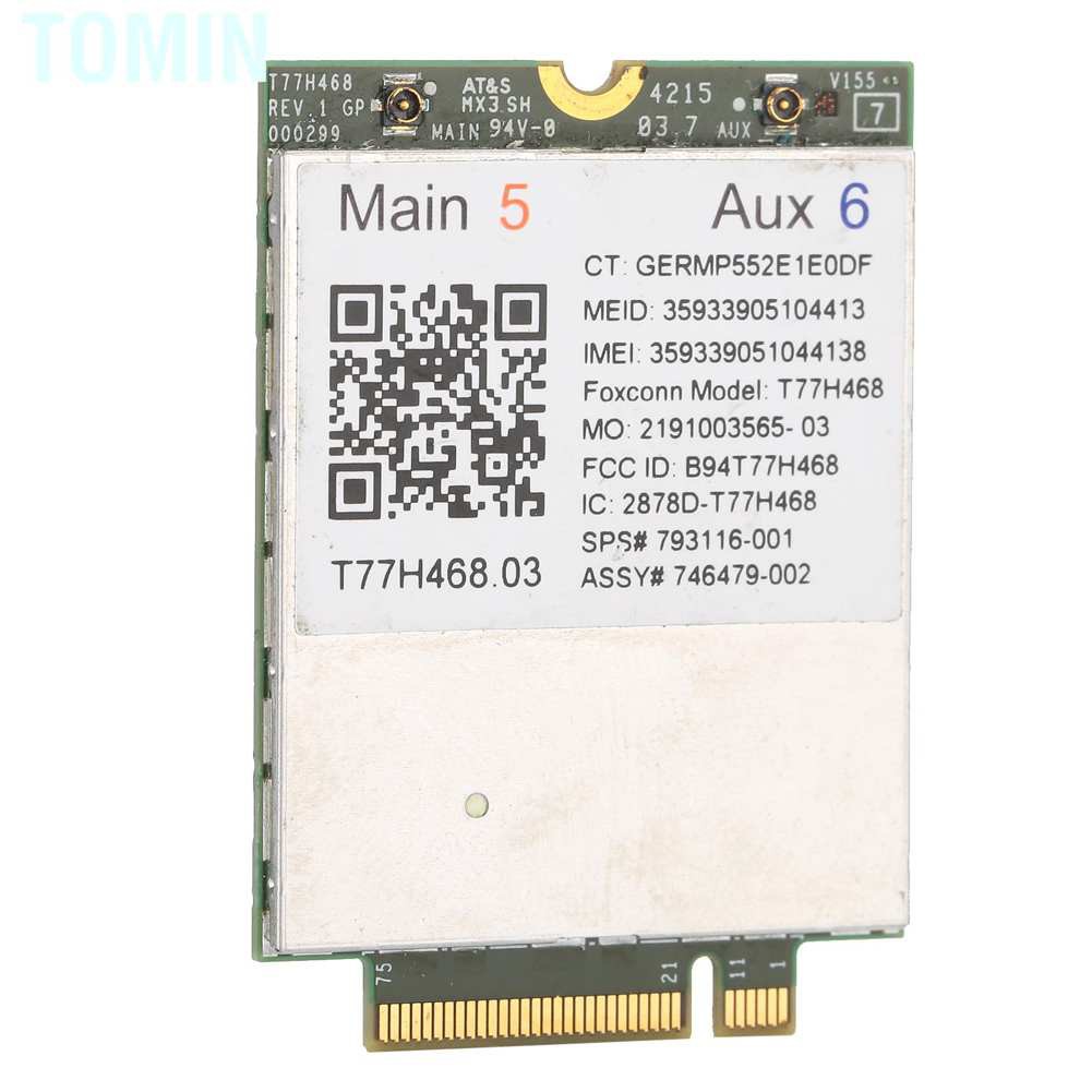Card mạng không dây Lt4211 môđun 4g Lte Wwan 793116-001 T77H468 M.2 cho laptop HP